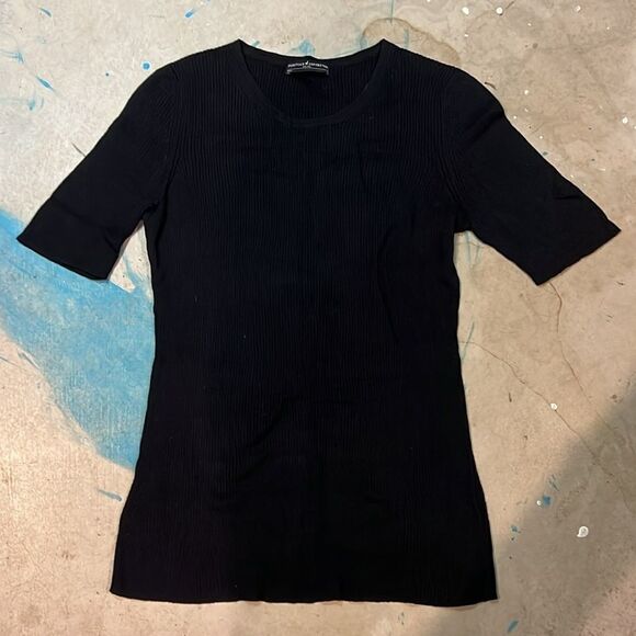 Peruvian Connection Ribbed Pima Cotton Sweater Medium C28 - Picture 2 of 6